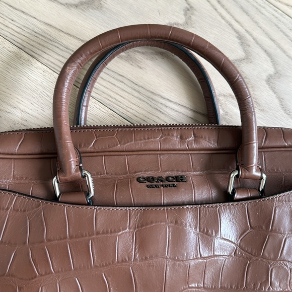 Coach leather laptop and business bag - Picture 2 of 14